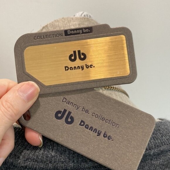 Danny Be Grey Angora Fringe Sweater Medium - Picture 13 of 13